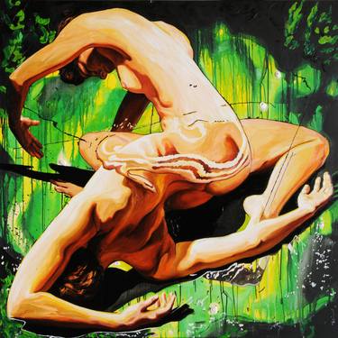 Original Figurative Body Paintings by Edgar Leissing