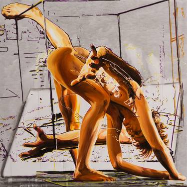 Original Figurative Body Paintings by Edgar Leissing