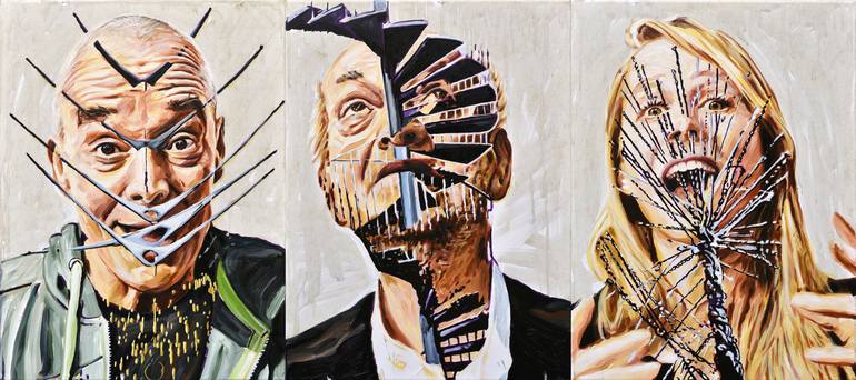 Original Portraiture Portrait Paintings by Edgar Leissing