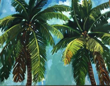 Original Expressionism Tree Painting by Christiane Thom