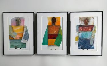 Original Figurative Abstract Collage by Lorett Jackson