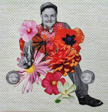 Original Pop Art People Collage by Lorett Jackson