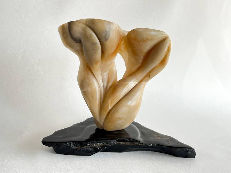 Original Abstract Expressionism Time Sculpture by Michele Chapin
