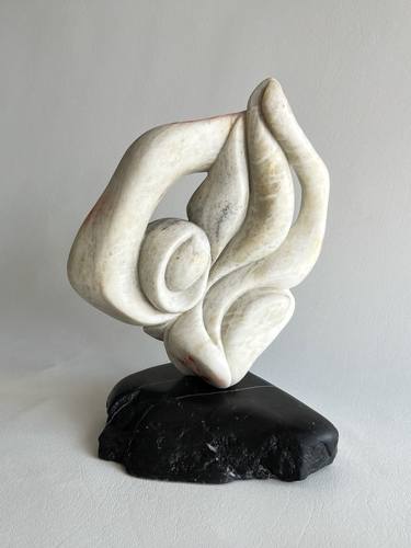 Original Abstract Language Sculpture by Michele Chapin