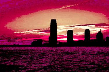 New Jersey Skyline 31x17 thumb