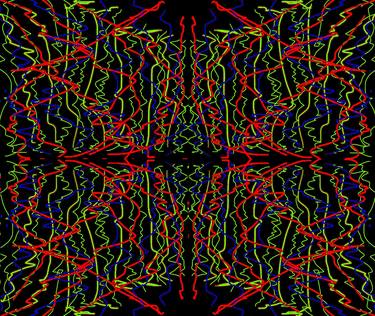 Original Abstract Digital by Ken Lerner