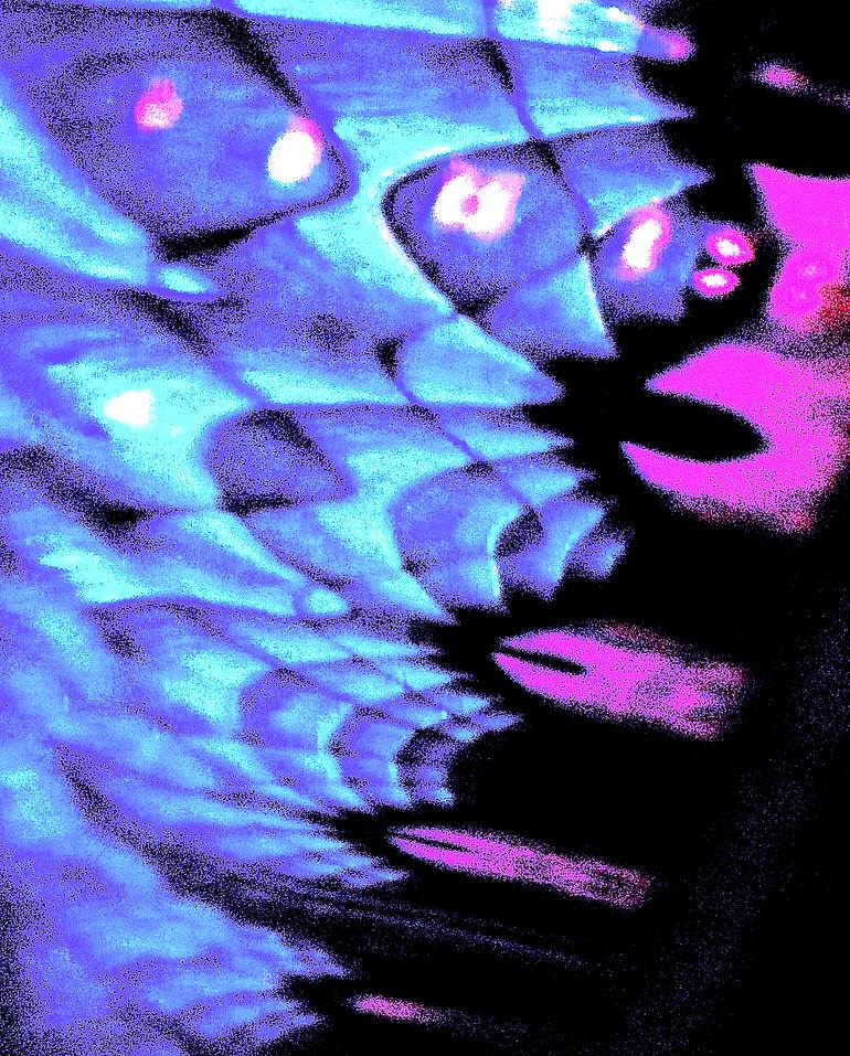 Original Abstract Photography by Ken Lerner | Abstract Art on Paper | Glass Brick 2-147a - Limited Edition 1 of 10