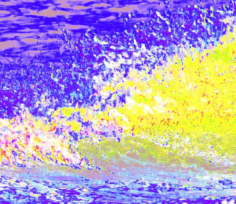 Original Water Photography by Ken Lerner  Abstract Art on Paper  Wave 3a2  Limited Edition 1 of 3