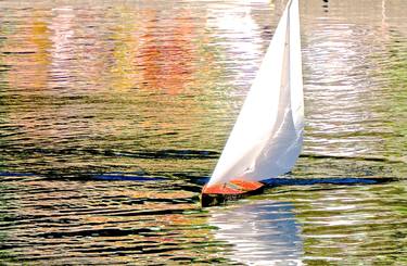Original Expressionism Boat Photography by Ken Lerner
