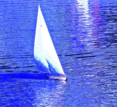 Original Expressionism Boat Photography by Ken Lerner