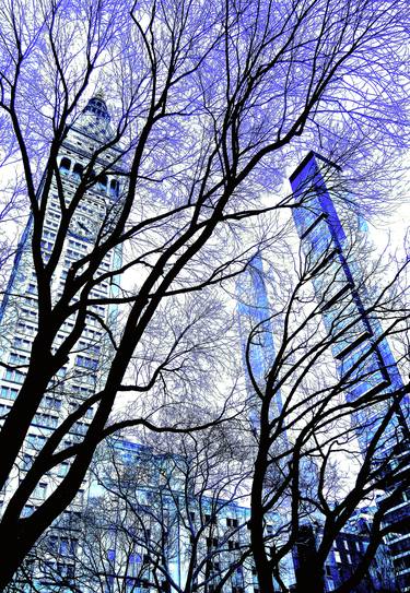 Madison Park February - 3 Towers and Trees 2d - Limited Edition of 3 thumb