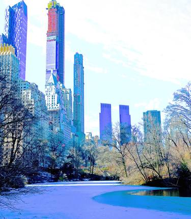 Central Park February - Pond and Central Park South 1b - Limited Edition of 3 thumb