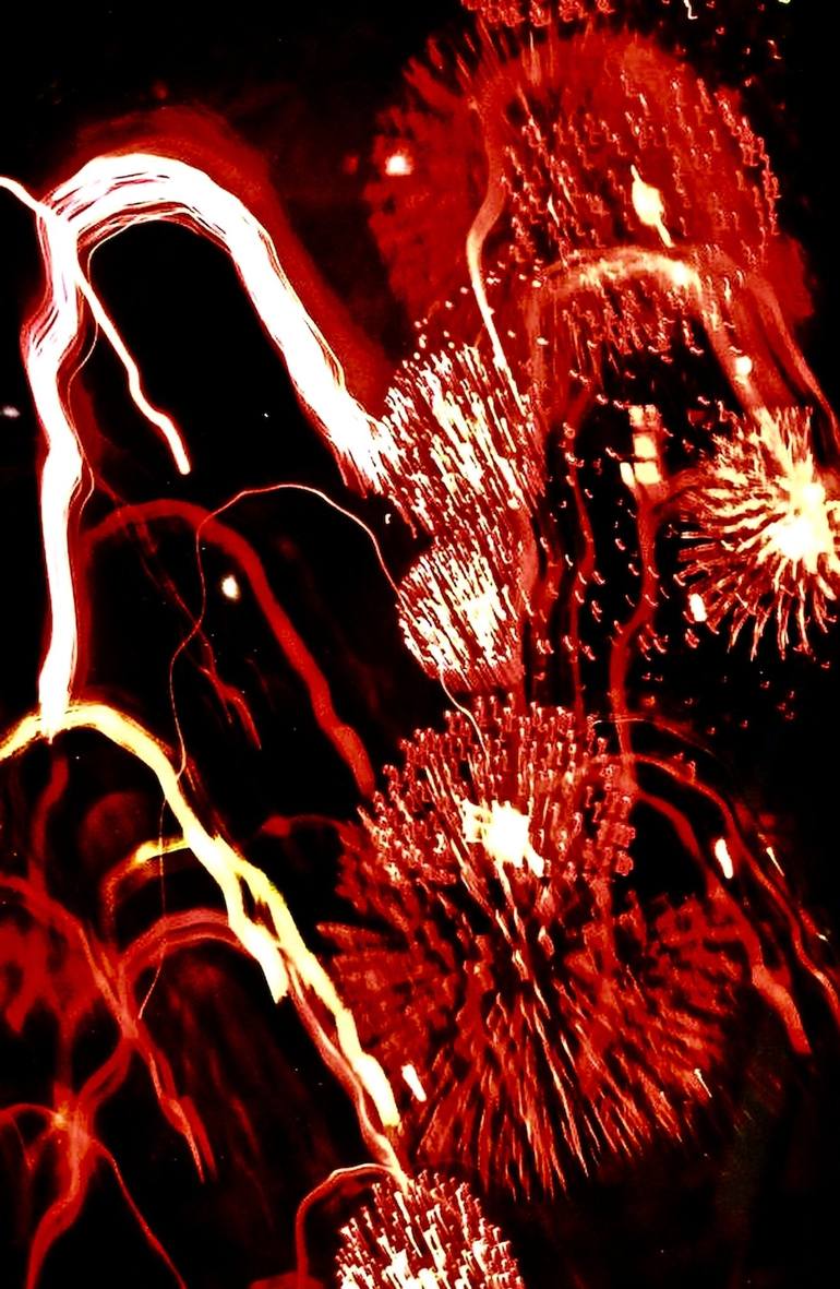 Original Abstract Photography by Ken Lerner | Abstract Art on Paper | July 4th, 1990 - Limited Edition #3 of 25