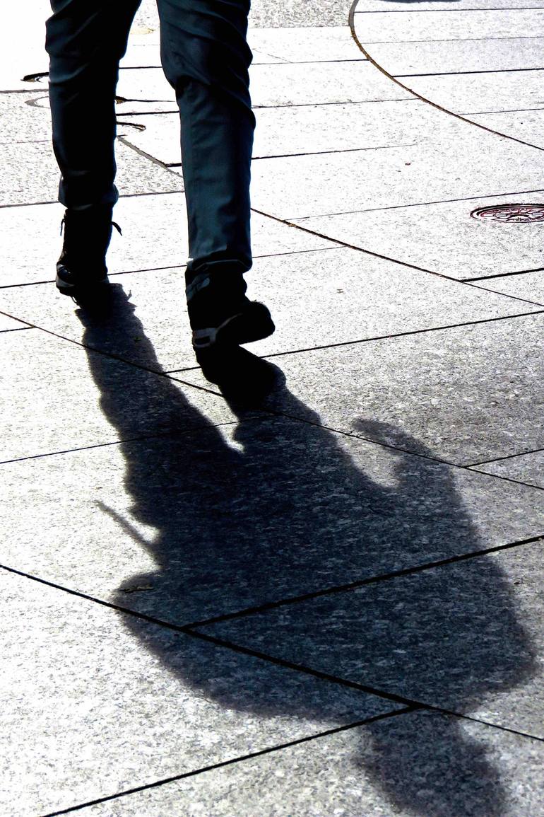 Looking Down - Madison Park Pedestrian Shadows 10 Photography by Ken ...