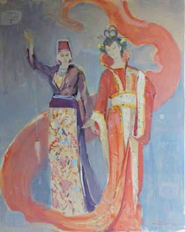 Original Figurative Women Paintings by Gagik Avetisyan