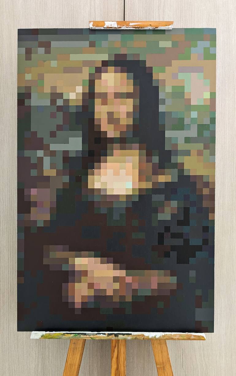 Original Conceptual People Painting by Mariano Tardon