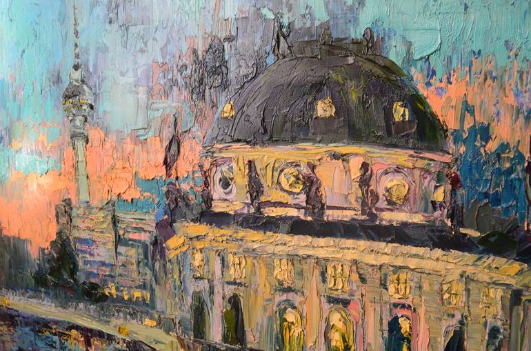 Original Expressionism Cities Painting by Nika Winner