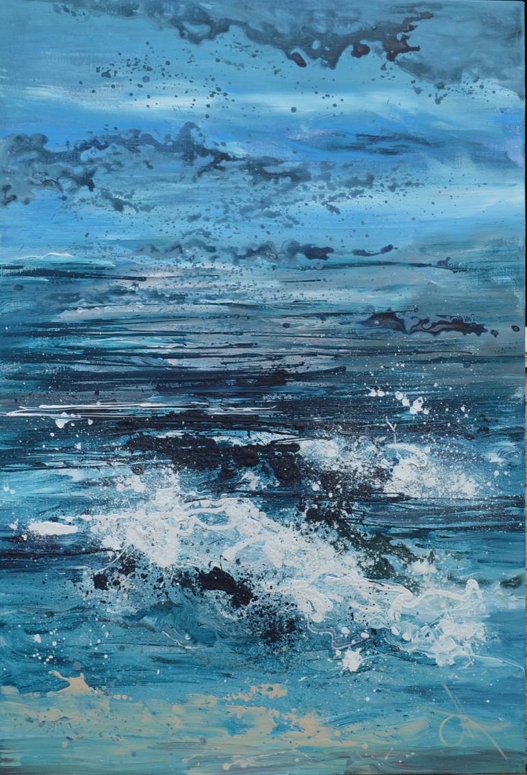 Sea breeze Painting by Nika Winner | Saatchi Art Bulgaria
