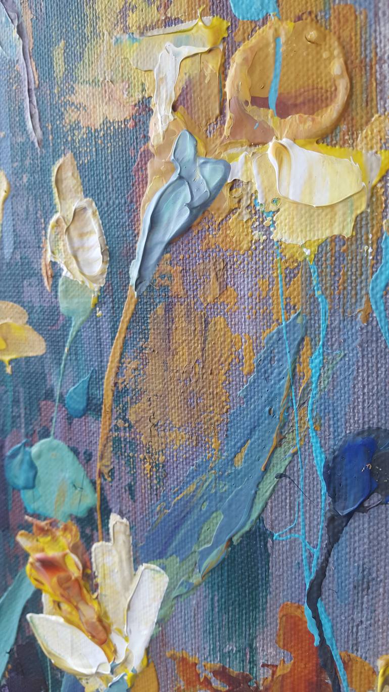 Original Expressionism Floral Painting by Nika Winner