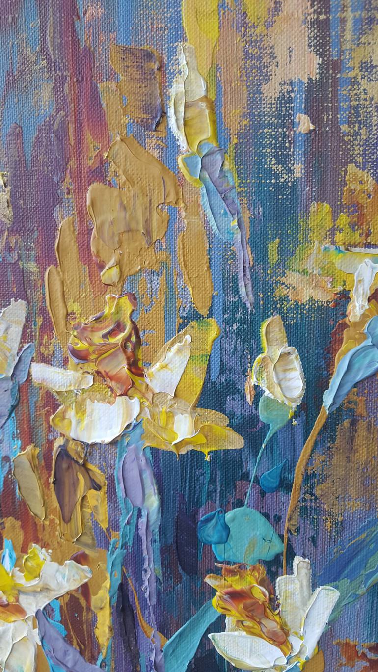Original Expressionism Floral Painting by Nika Winner