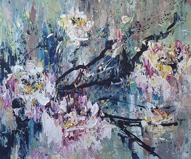 Original Abstract Expressionism Abstract Painting by Nika Winner