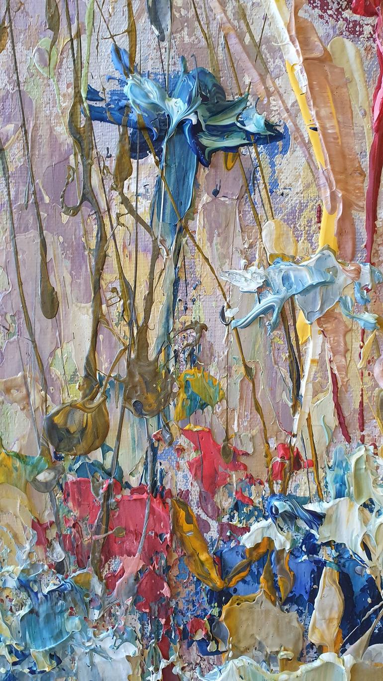 Wildflowers Painting by Nika Winner | Saatchi Art