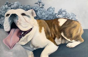 Print of Realism Dogs Paintings by Taylor Devine