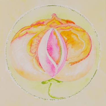 Original Abstract Botanic Paintings by Lyn Graybill