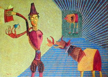 Print of Surrealism Fantasy Paintings by Victor Gingiu