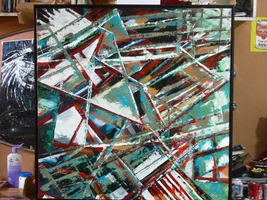 Original Fine Art Abstract Paintings by A kosta celio