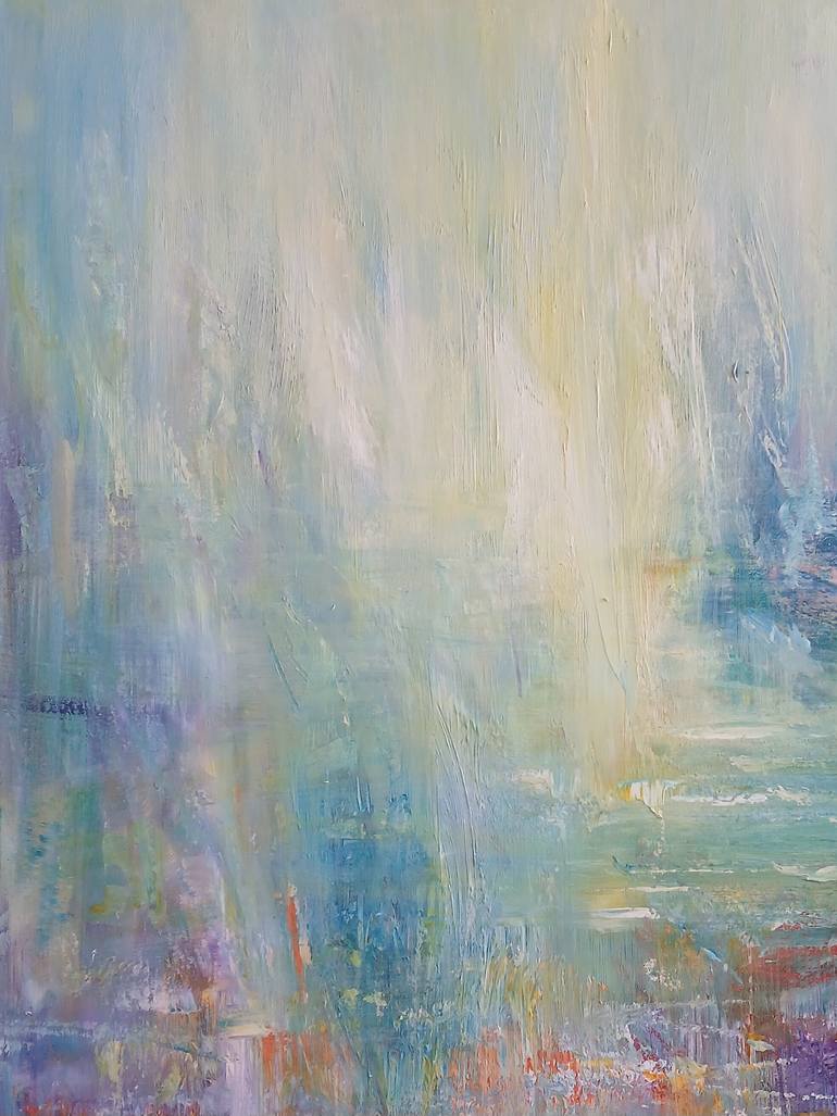 Original Abstract Expressionism Abstract Painting by Julia Cassia Art