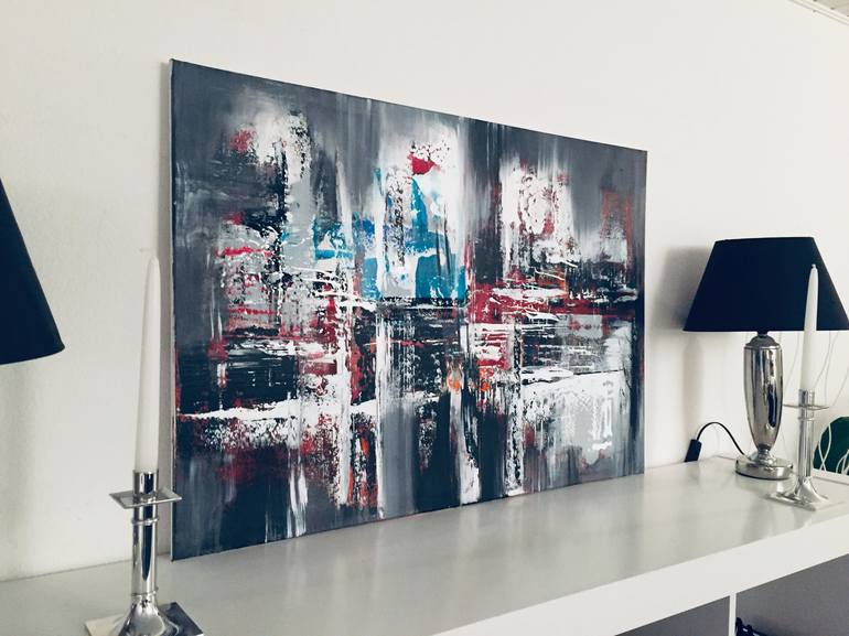 Original Abstract Painting by Julia Cassia Art