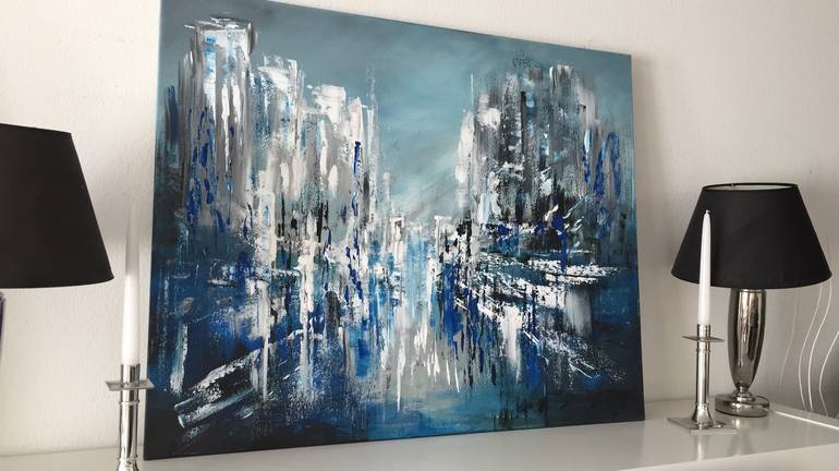 Original Abstract Painting by Julia Cassia Art