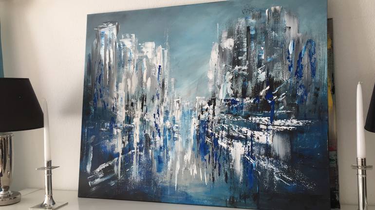 Original Abstract Painting by Julia Cassia Art