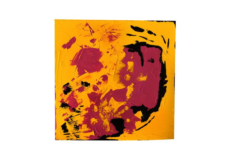 Original Abstract Expressionism Abstract Painting by Drunken Miro