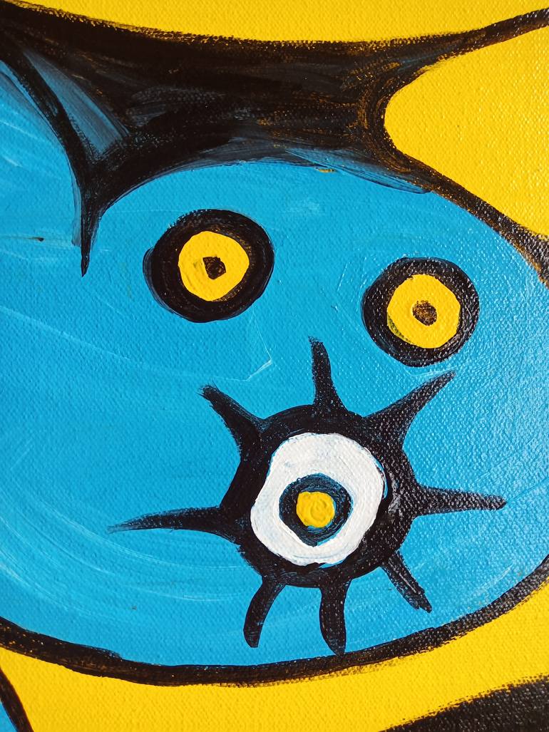 Original Figurative Abstract Painting by Drunken Miro