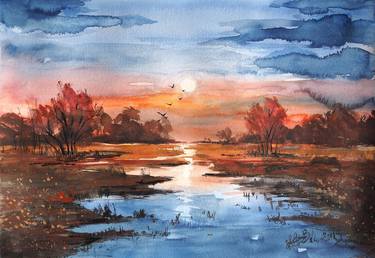 Original Landscape Paintings by Sylwia Lipina