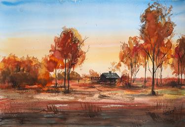 Original Landscape Paintings by Sylwia Lipina