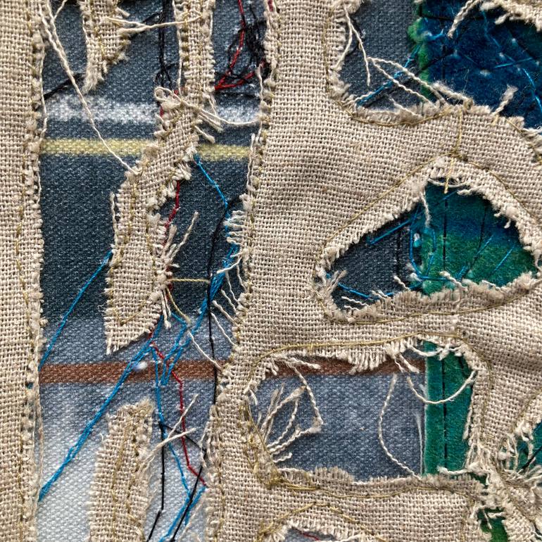 Original Expressionism Abstract Mixed Media by Rosemary Lawrey