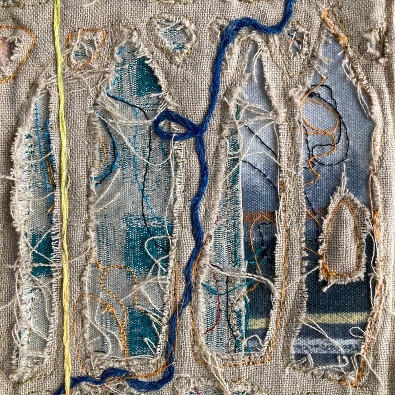 Original Contemporary Abstract Mixed Media by Rosemary Lawrey