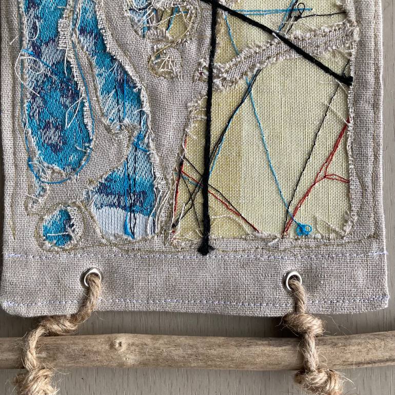 Original Modernism Abstract Mixed Media by Rosemary Lawrey