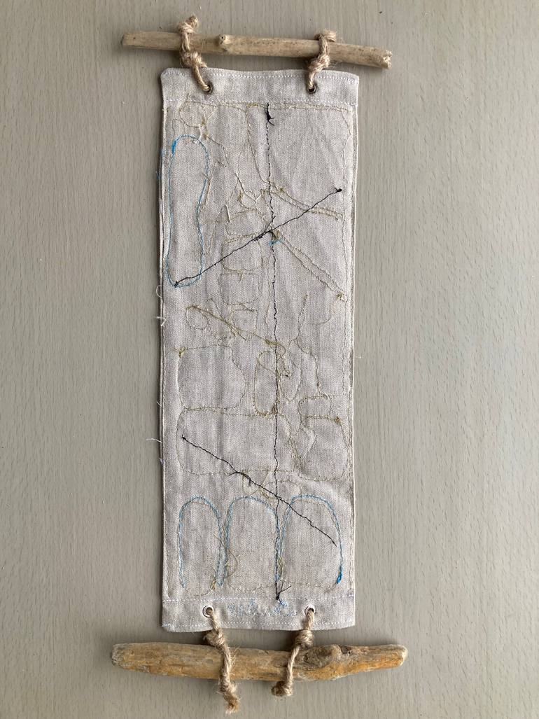 Original Modernism Abstract Mixed Media by Rosemary Lawrey