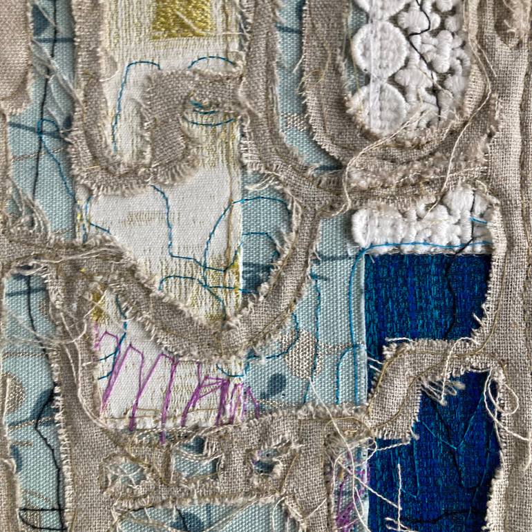 Original Abstract Expressionism Abstract Mixed Media by Rosemary Lawrey