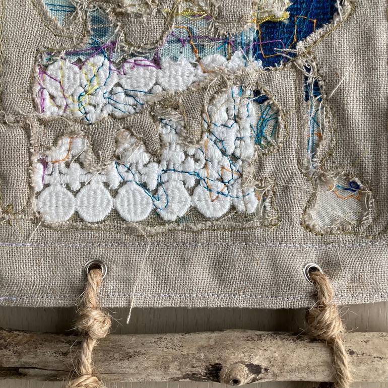 Original Abstract Expressionism Abstract Mixed Media by Rosemary Lawrey