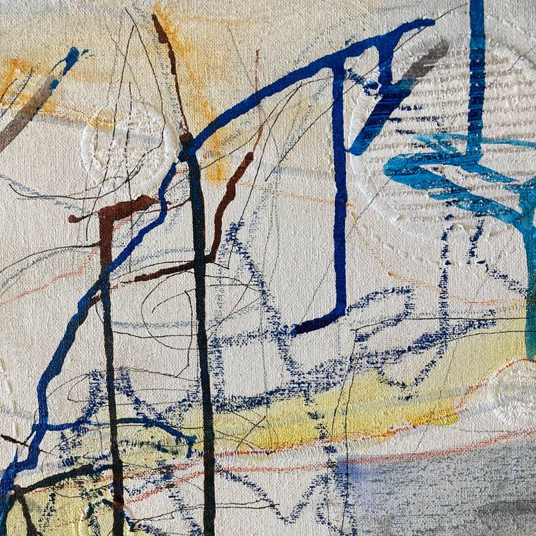 Original Abstract Expressionism Travel Painting by Rosemary Lawrey