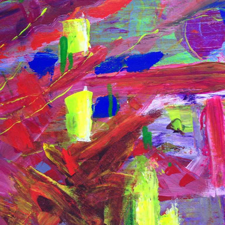 Original Abstract Painting by Rosemary Lawrey