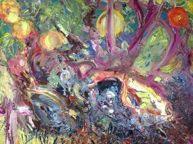 Original Expressionism Tree Paintings by Rosemary Lawrey