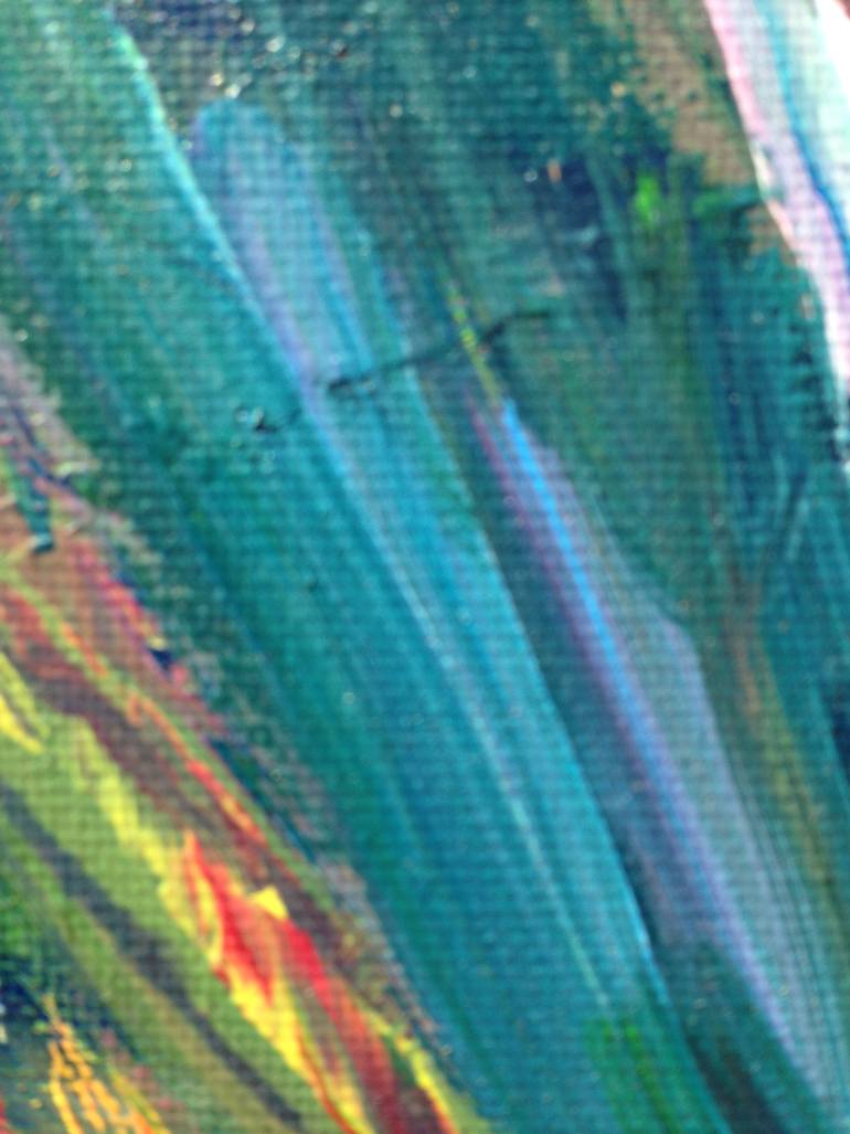 Original Abstract Expressionism Abstract Painting by Rosemary Lawrey