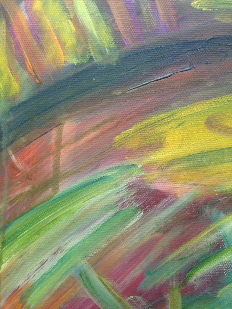 Original Abstract Nature Painting by Rosemary Lawrey