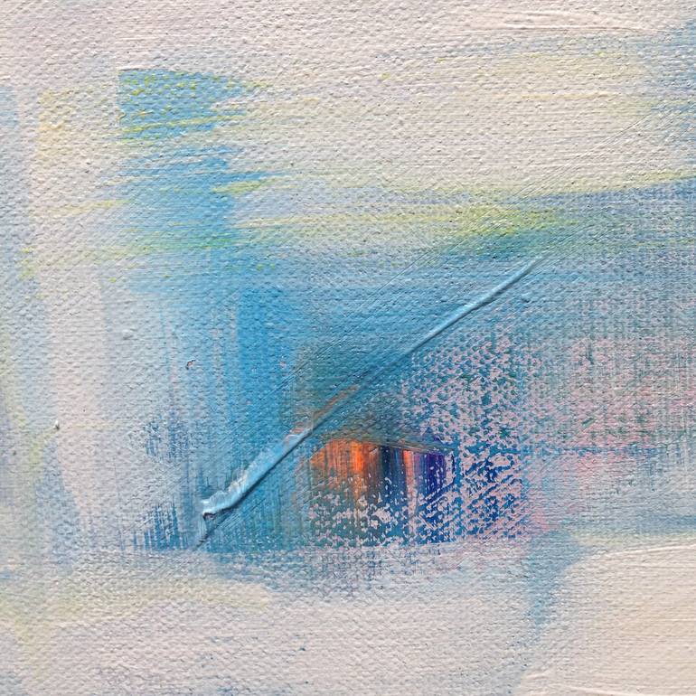 Original Abstract Architecture Painting by Rosemary Lawrey